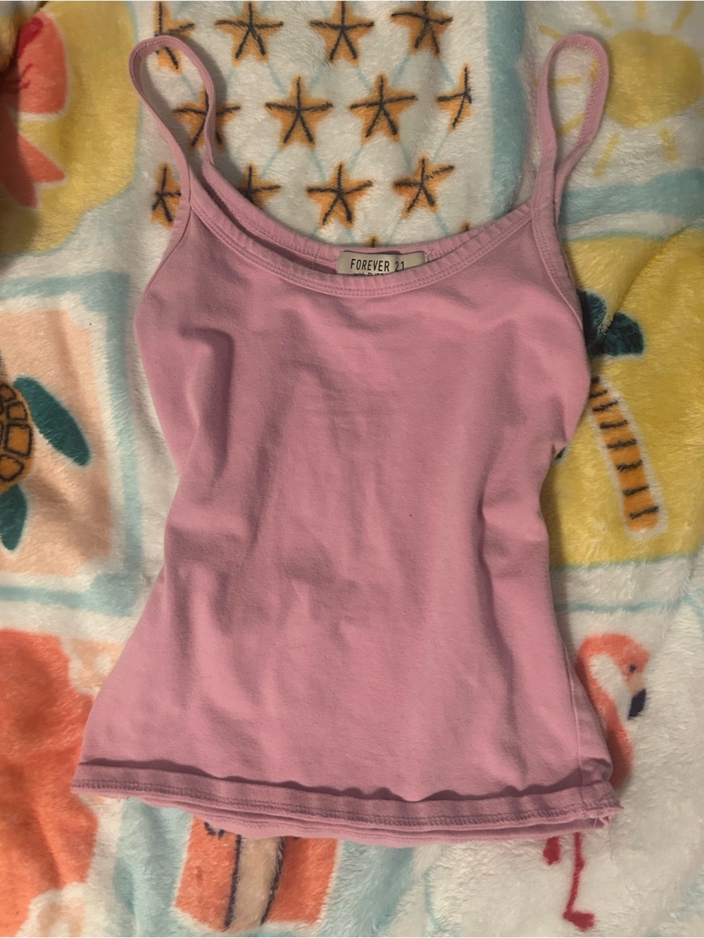 Forever 21 Light Pink Spaghetti Strap Tank